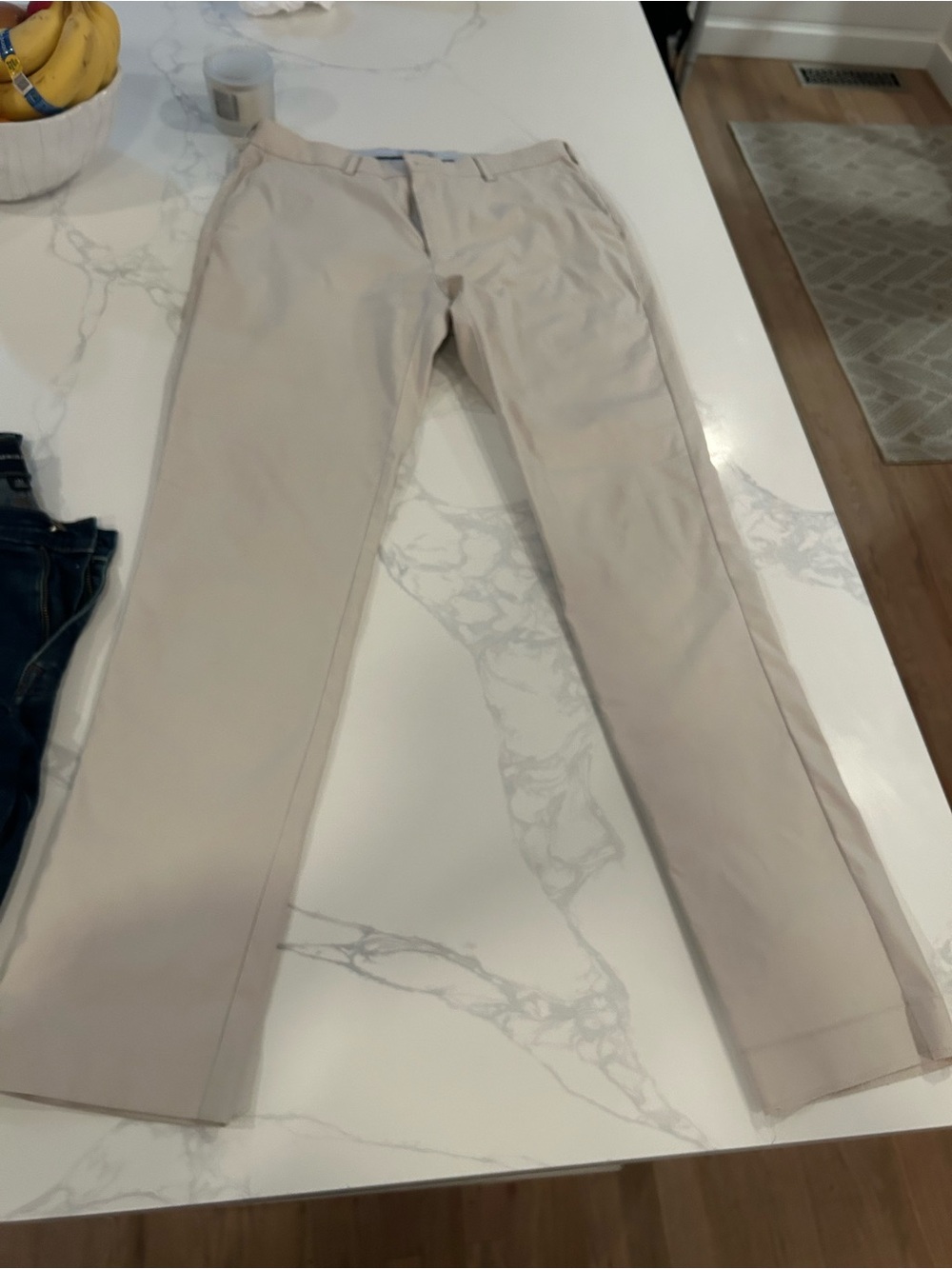 Peter Millar Men's Khaki Chino Pants in Light Tan
